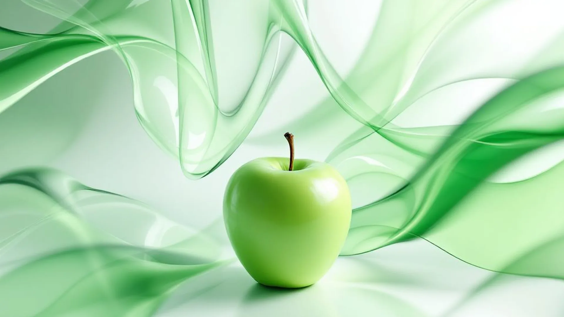 We All Share — appel met etherisch glaswerk