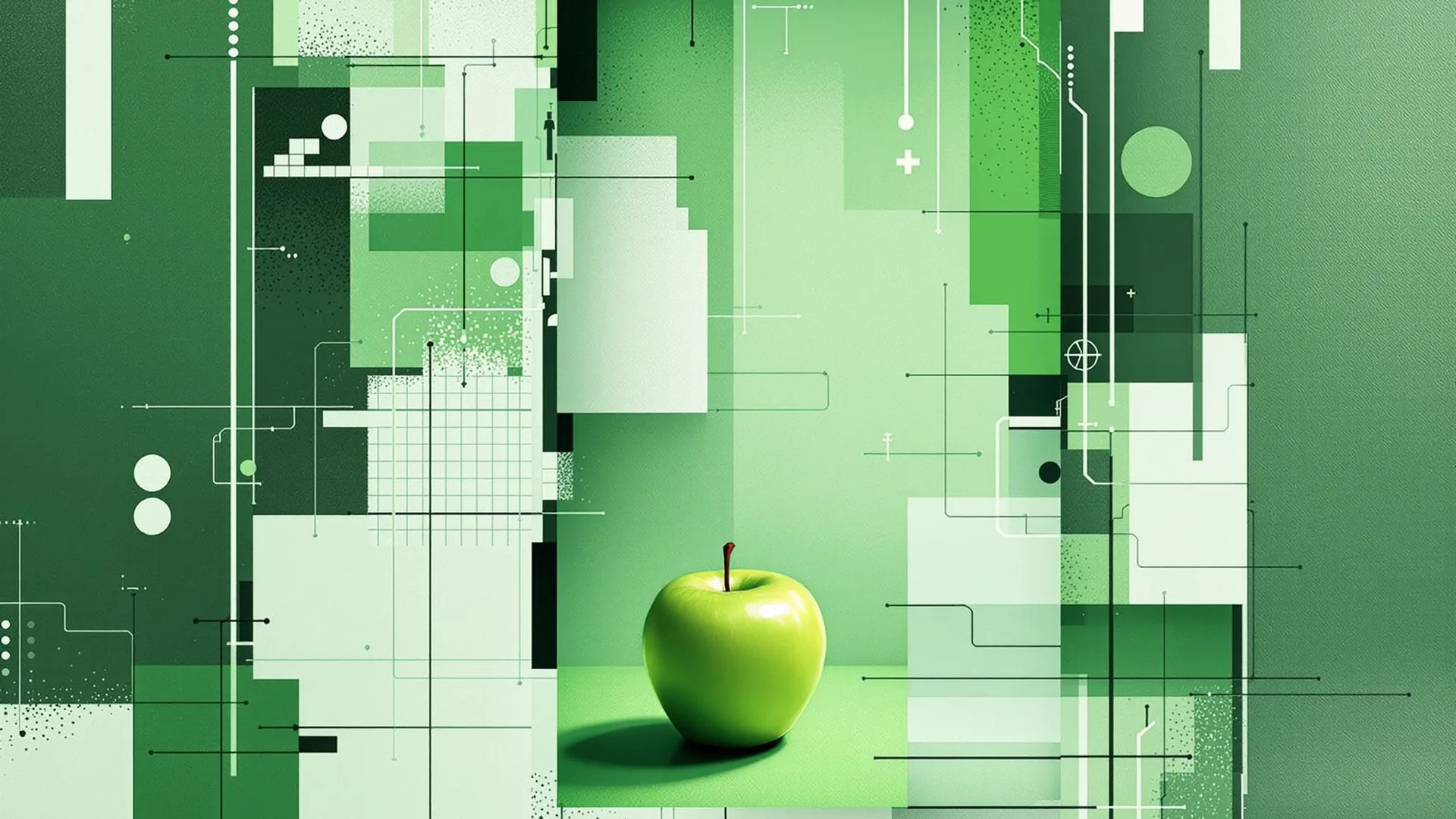 We All Share — appel in geometrisch ontwerp