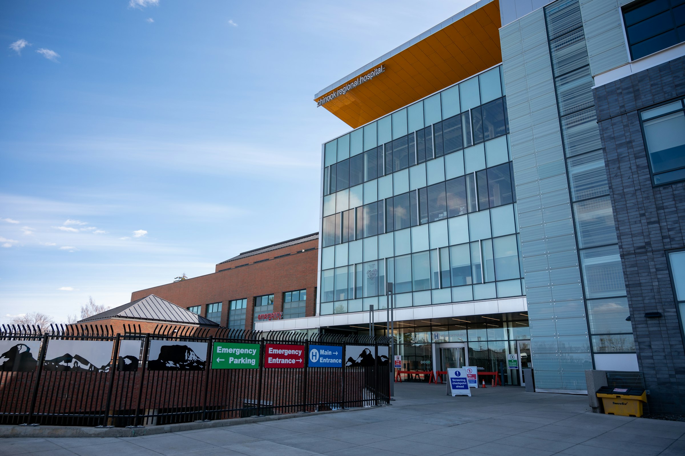 Professional clean healthcare setting